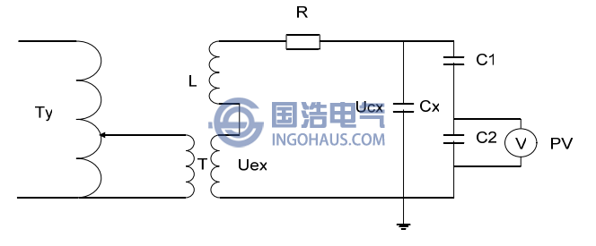 串聯(lián)諧振裝置原理接線圖